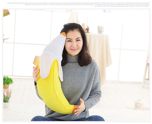 Happy Banana Throw Pillow VCI Imports