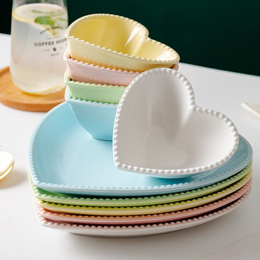 Coquette Dreams Pastel Heart Shaped Dish Collection Coquette Dreams