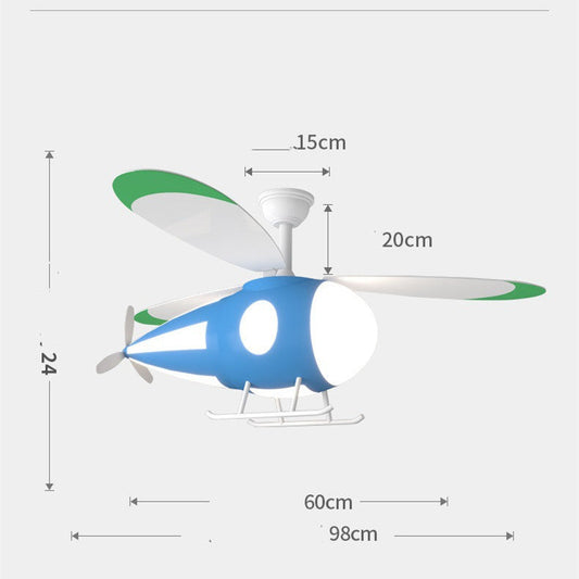 Whimsy Helicopter Pendant Light Space Journey LTD