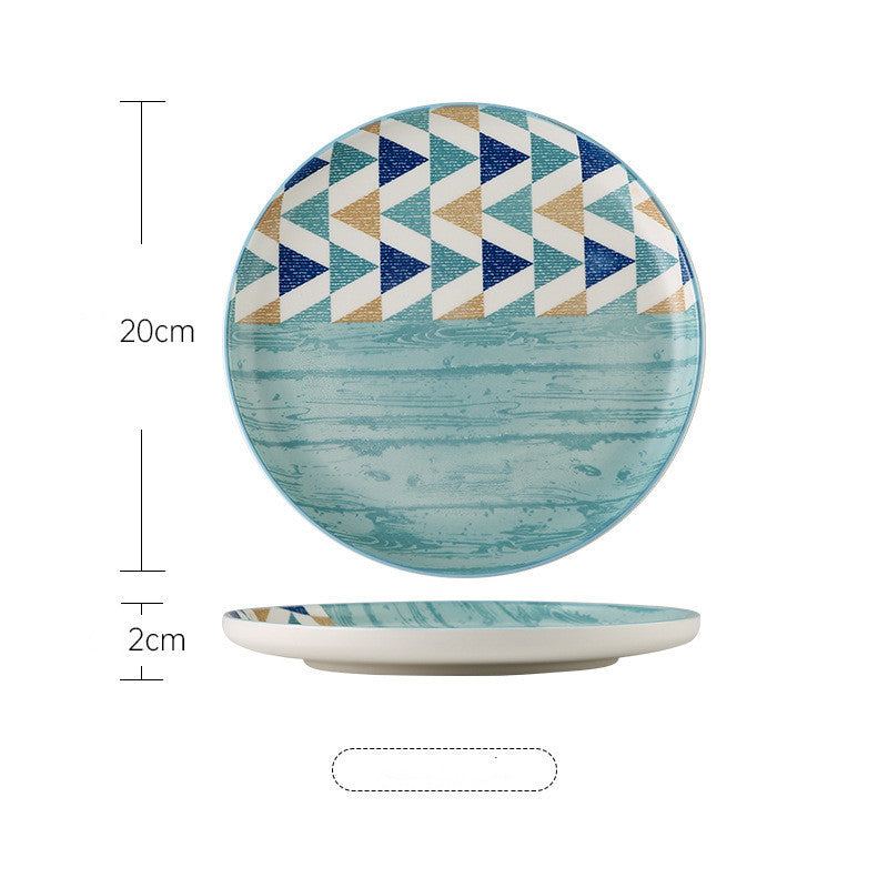 Blue Isla Ceramic Tableware Collection Scandi South