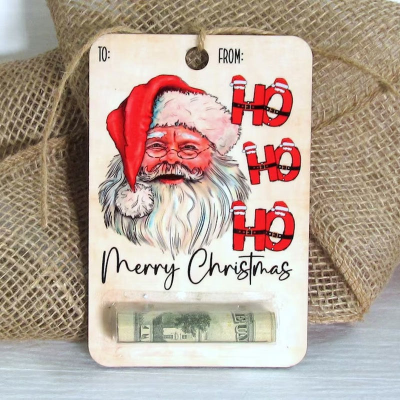 Retro Wooden Christmas Ornament