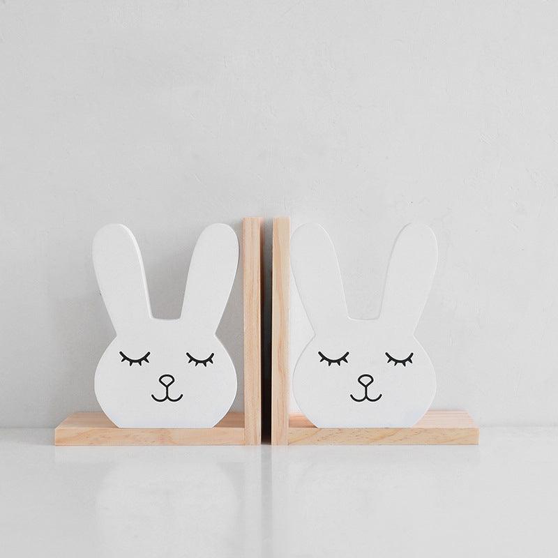 Bunny Cute Wooden Bookend Set - Divine Heart L.A.