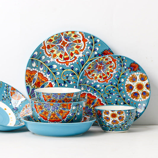 Fancy Peacock Ceramic Tableware Collection Modern Luxuries Inc.