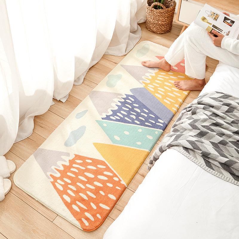Cute Cartoon Carpet Soft Anti-slip Living Room Carpets Home Decoration Rainbow Printed Kids Room Rugs Entrance Doormat - Divine Heart L.A.