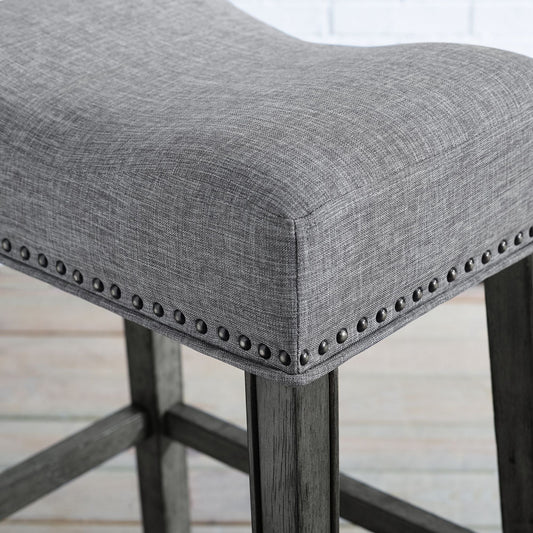 CoCo LaRue Saddle Seat Bar Stool Set of 2 Doba