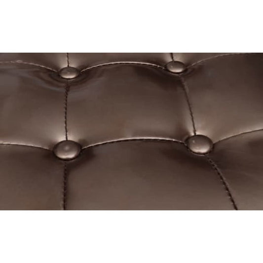 Truman Vegan Club Chair with Footstool Modern Luxuries Inc.