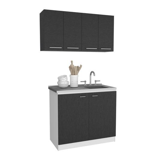 Aztec 2 Piece Kitchen Set with Utility Sink Doba