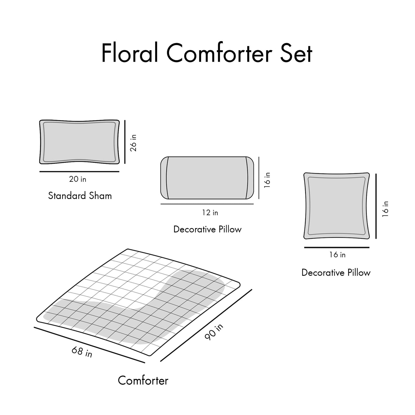 Floral Comforter Set Doba