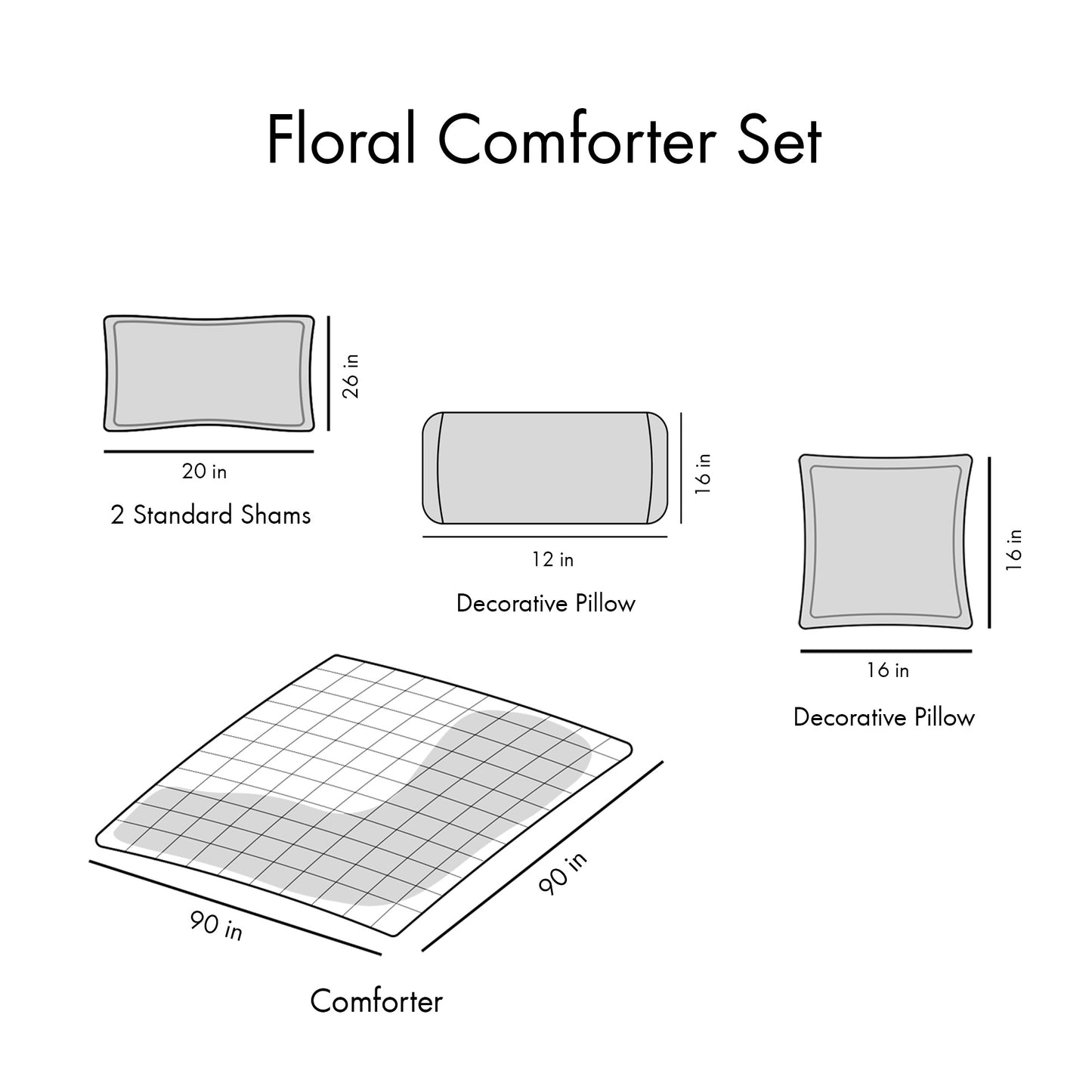 Floral Comforter Set Doba