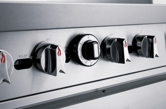 Dukers Commercial 10 Burners Hot Plate and 2 Oven Combination Cabinet in Stainless Steel Doba