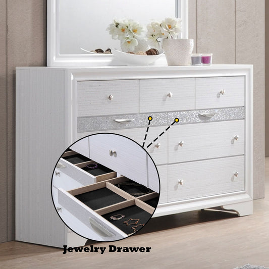 Naima Dresser with Jewelry Organizer Doba