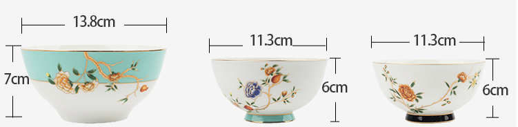 Floral Fantasy Bone China Serveware Collection