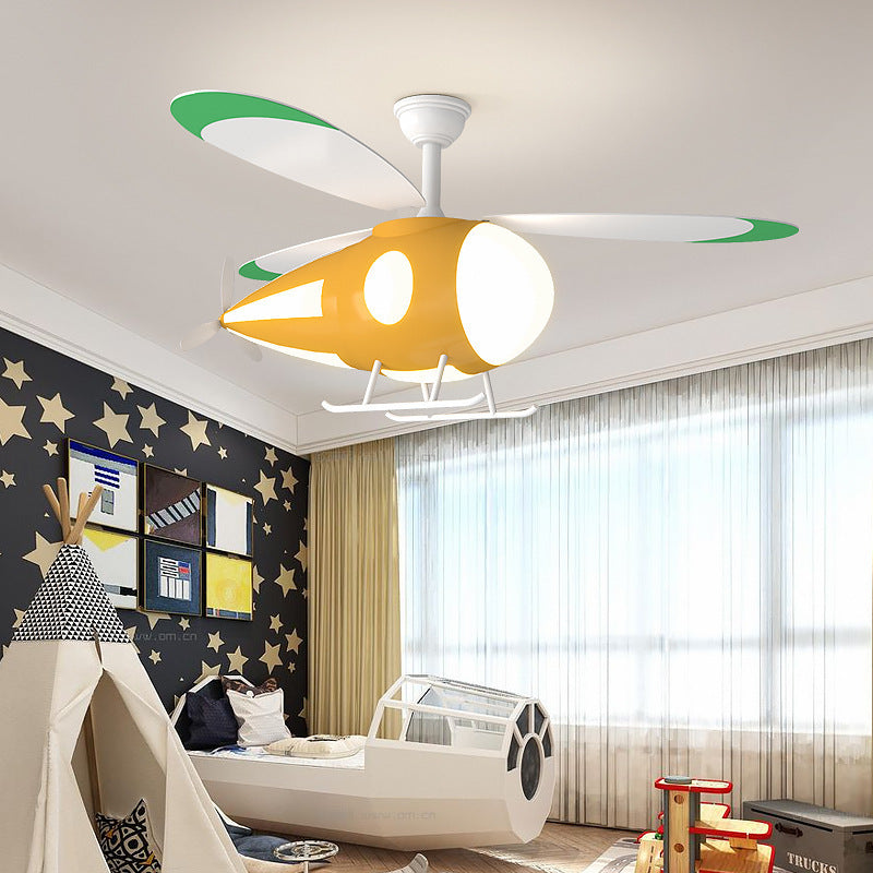 Whimsy Helicopter Pendant Light Space Journey LTD