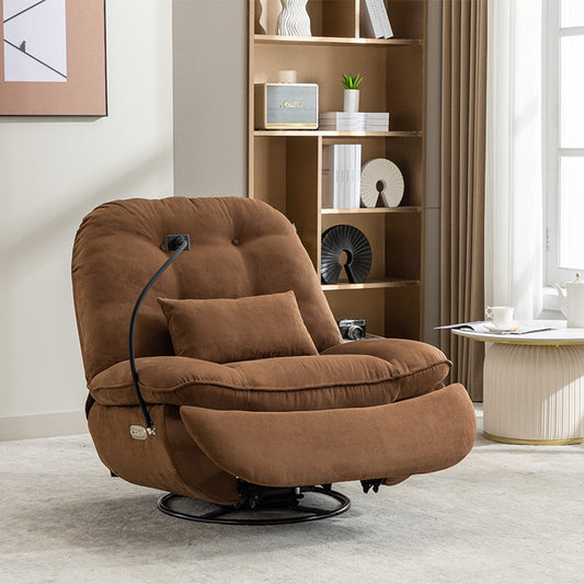 Home Theater Power Rocker Recliner with Type-C & USB Port Doba