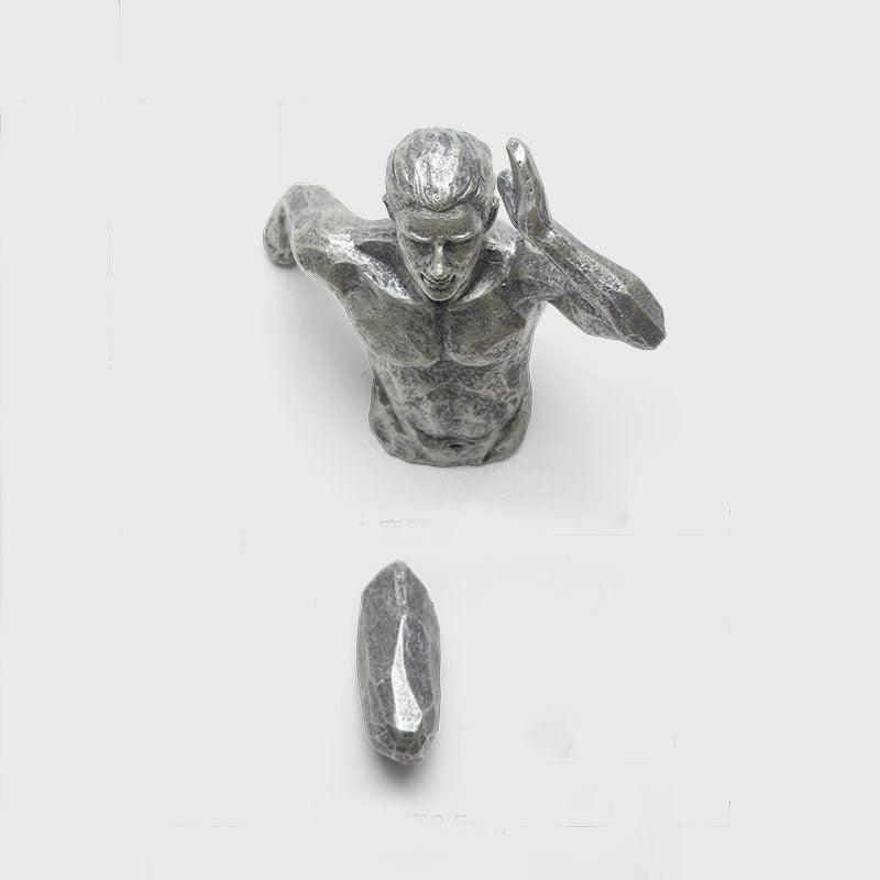 The Running Man Character 3d Wall Statue - Divine Heart L.A.