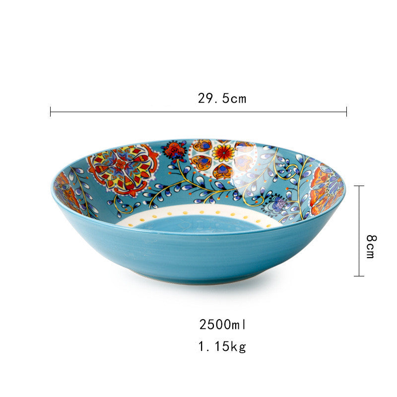 Fancy Peacock Ceramic Tableware Collection