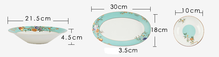 Floral Fantasy Bone China Serveware Collection