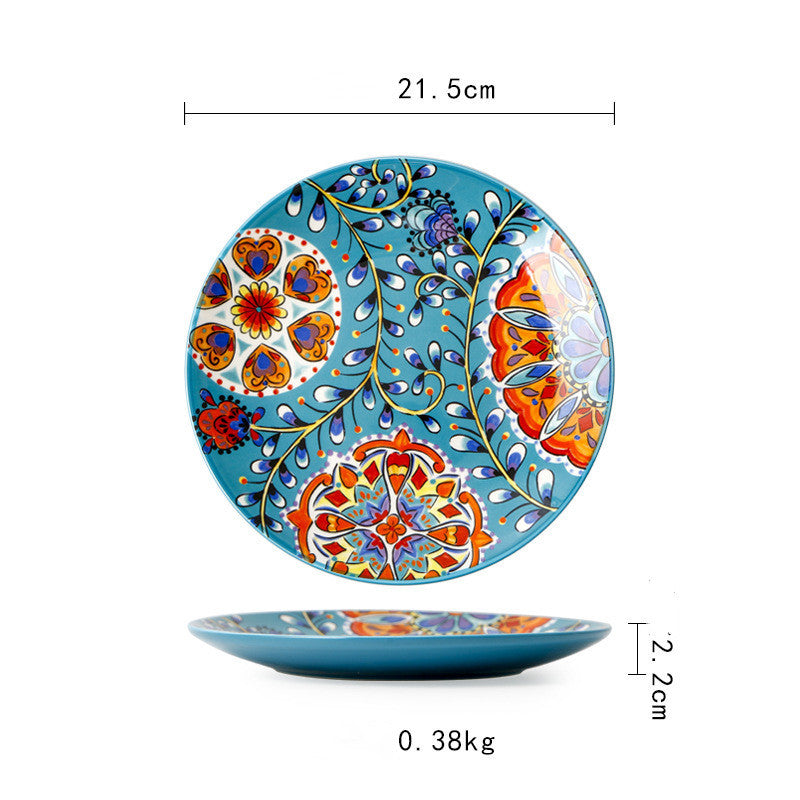 Fancy Peacock Ceramic Tableware Collection