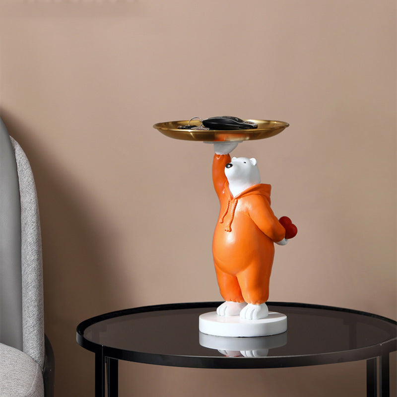 Cuddle Bear Decorative Key Tray