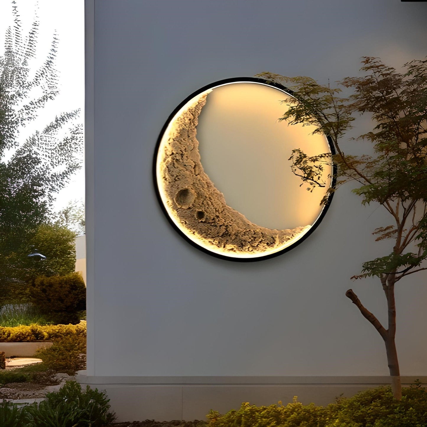 3D Moon Indoor & Outdoor Wall Lamp, Moon Lamp, Wall Decorations, Waterproof outdoor wall lights - Divine Heart L.A.