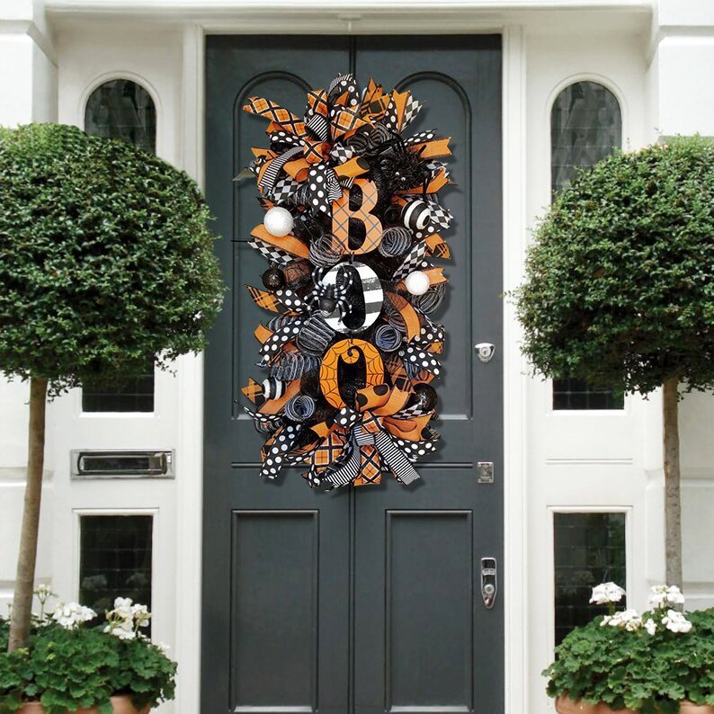 Halloween "Boo" Motif Door Decor