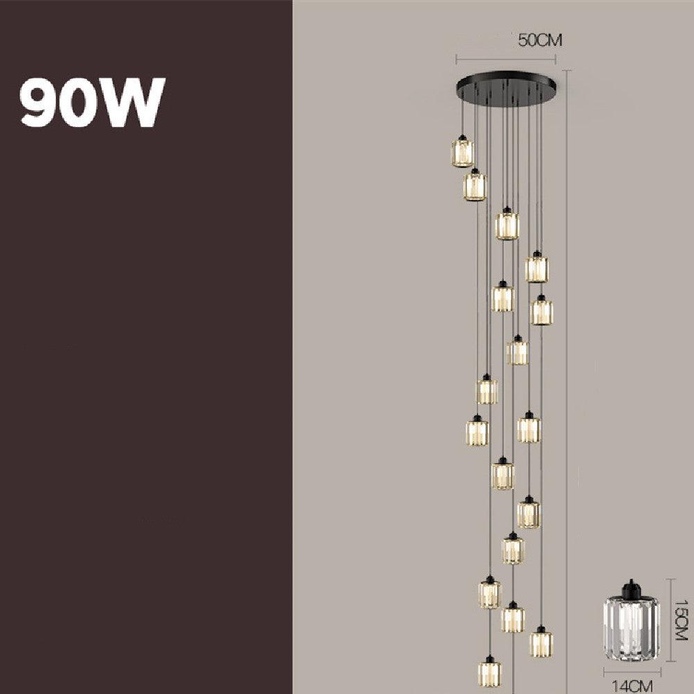 Creative Light Luxury Glass Chandelier - Divine Heart L.A.