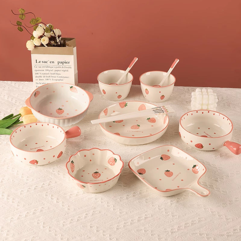 Coquette Strawberry Fields Tableware Collection