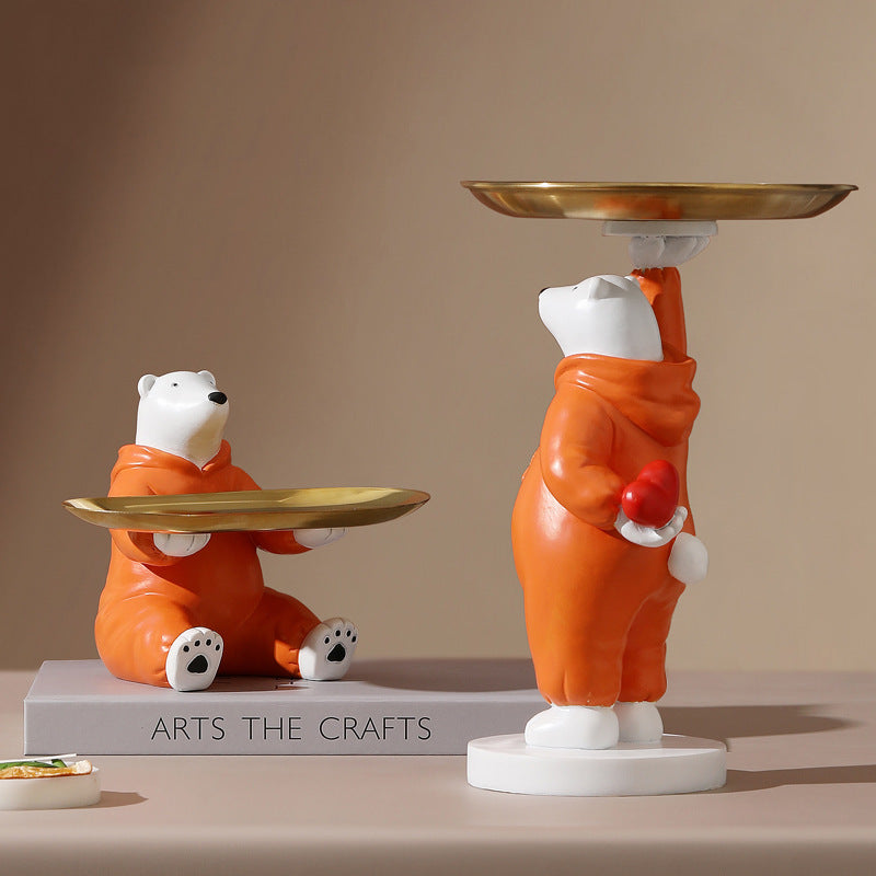 Cuddle Bear Decorative Key Tray