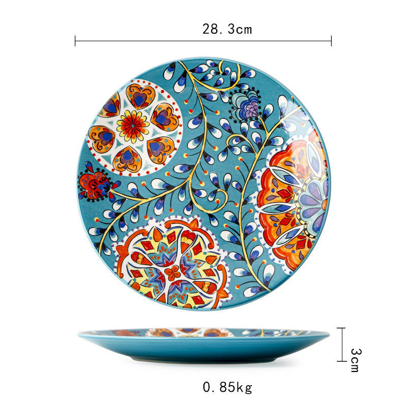 Fancy Peacock Ceramic Tableware Collection