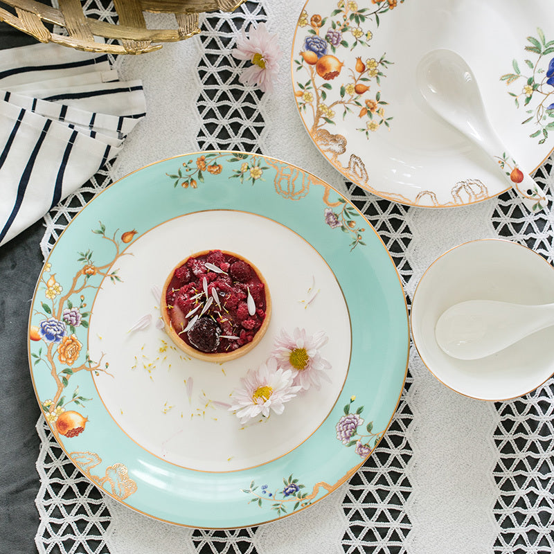 Floral Fantasy Bone China Serveware Collection