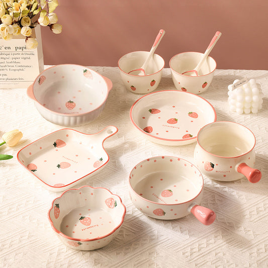 Coquette Strawberry Fields Tableware Collection