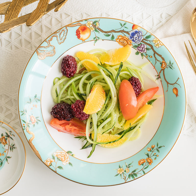 Floral Fantasy Bone China Serveware Collection