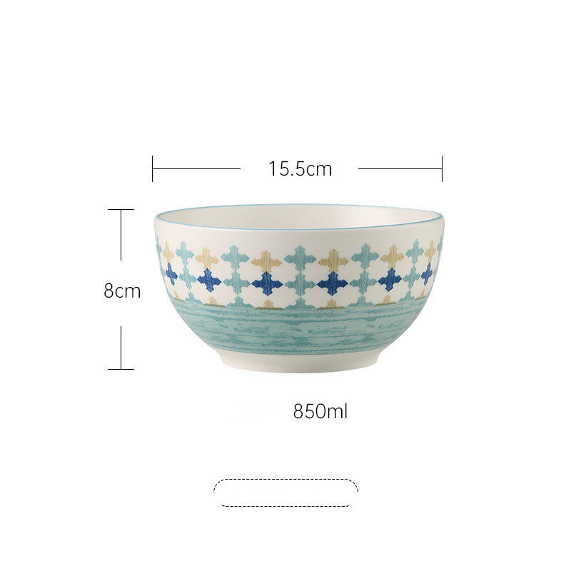 Blue Isla Ceramic Tableware Collection