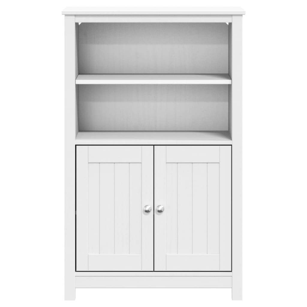 Bathroom Cabinet BERG White 27.4"x13.4"x43.3" Solid Wood Pine - Divine Heart L.A.