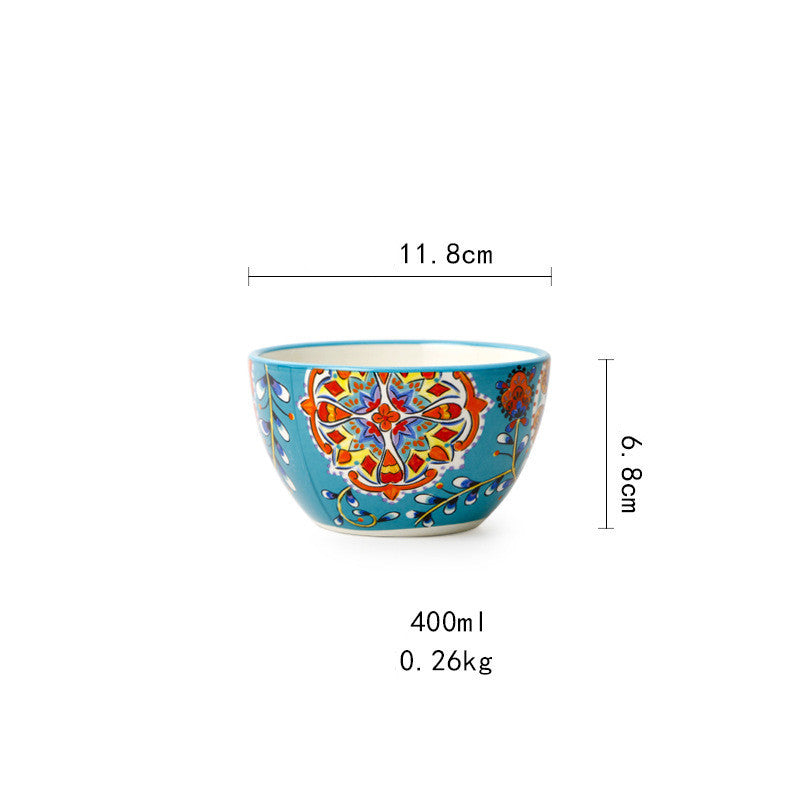 Fancy Peacock Ceramic Tableware Collection