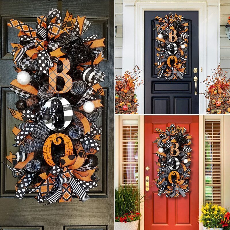 Halloween "Boo" Motif Door Decor