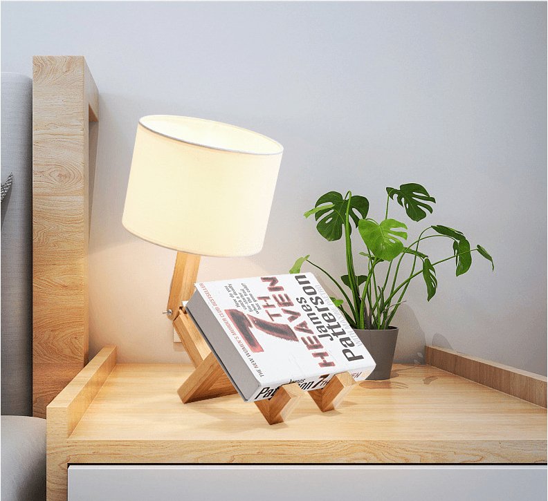 Creative Architecture Wooden Table Lamp - Divine Heart L.A.