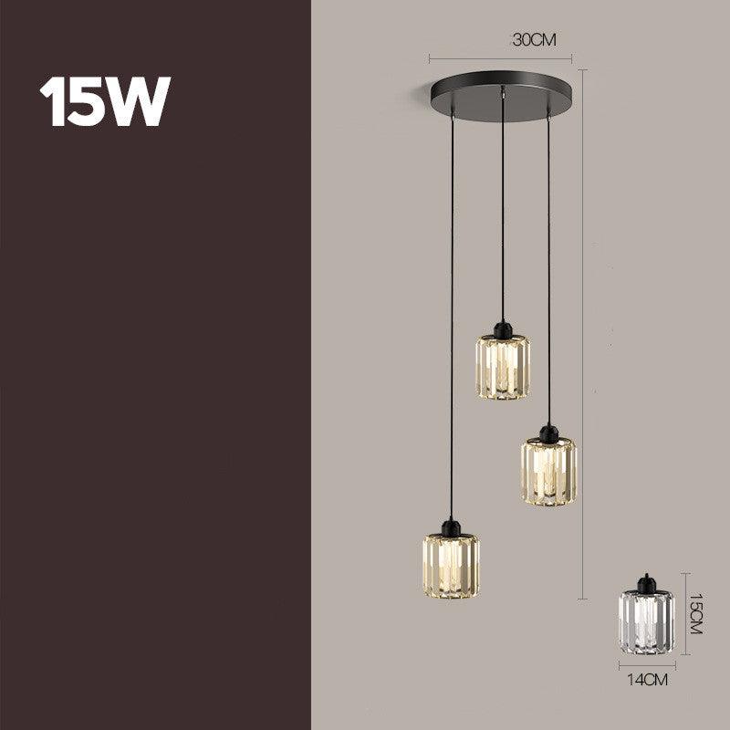 Creative Light Luxury Glass Chandelier - Divine Heart L.A.