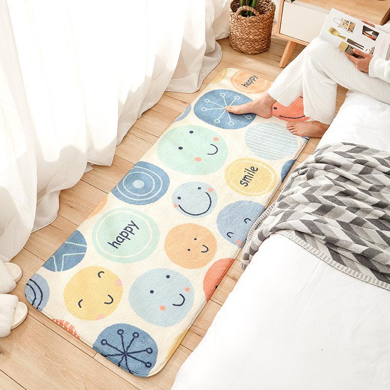 Cute Cartoon Carpet Soft Anti-slip Living Room Carpets Home Decoration Rainbow Printed Kids Room Rugs Entrance Doormat - Divine Heart L.A.