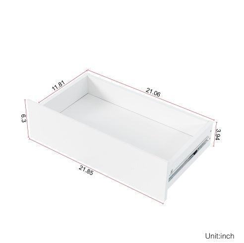 63W Large Freestanding Pantry Cupboard With 4 Doors, 4 Drawers & Microwave Shelf, White