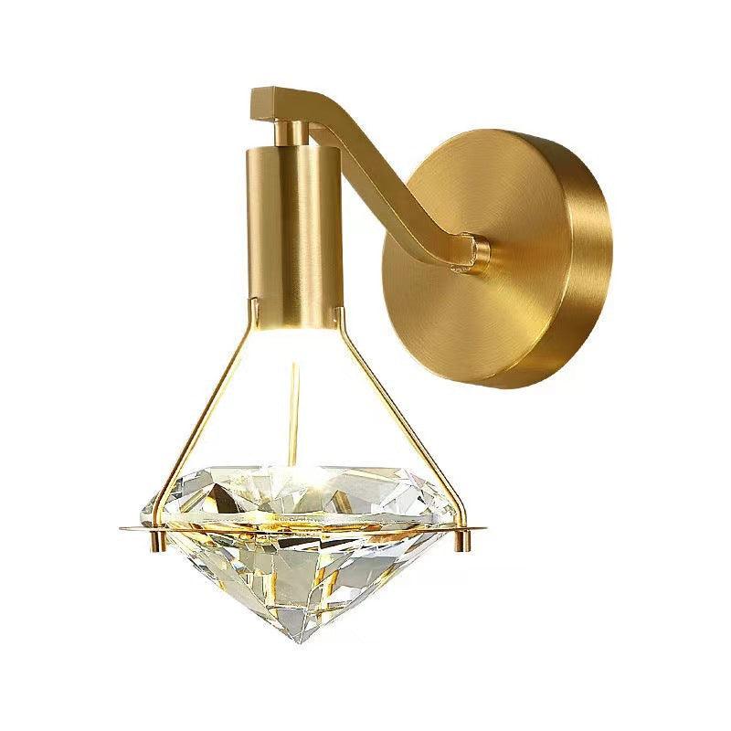Diamond Drop Crystal LED Wall Light - Divine Heart L.A.