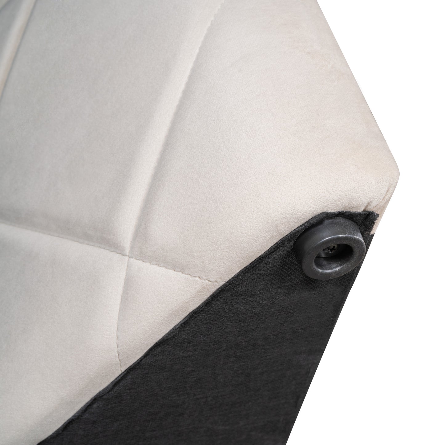 Stratton Upholstered Queen Platform Bed with Wingback Headboard and Storage