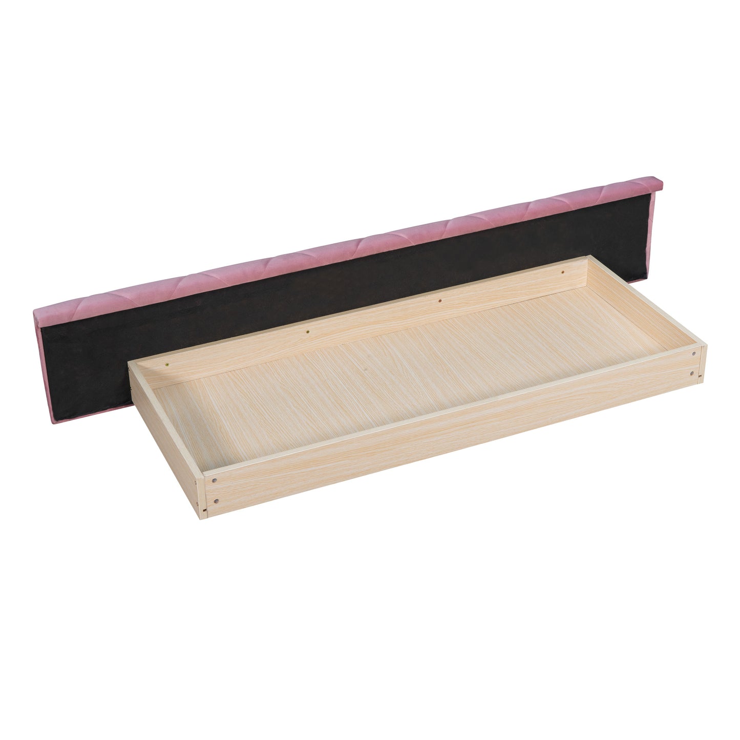 Stratton Upholstered Queen Platform Bed with Wingback Headboard and Storage