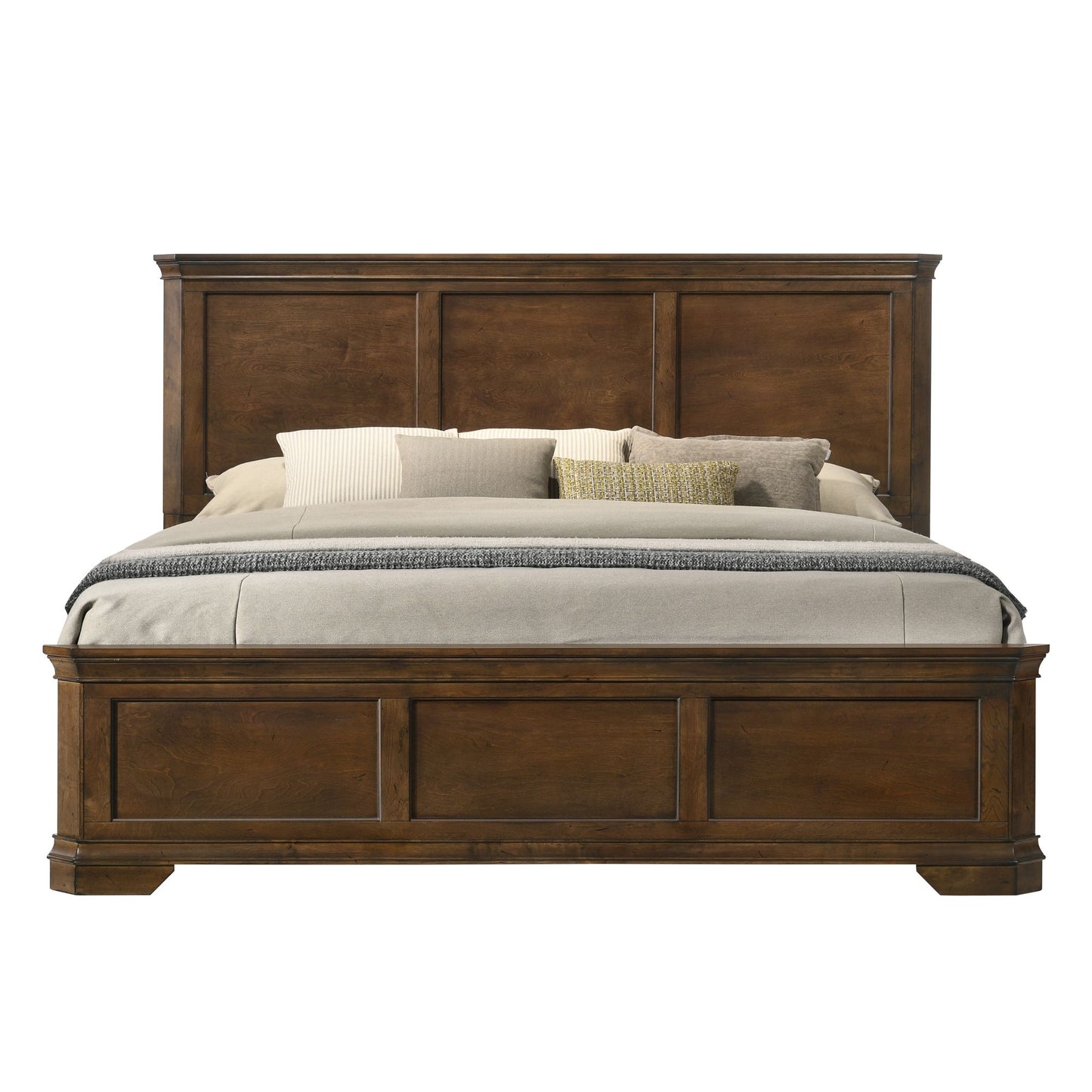 Buena Vista 3 Pc. Queen Bedroom Suite in Antique Walnut