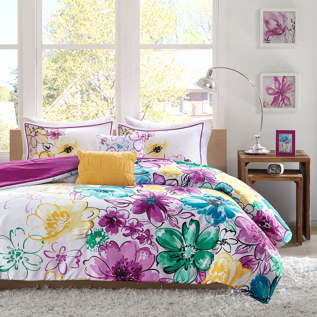 Floral Comforter Set