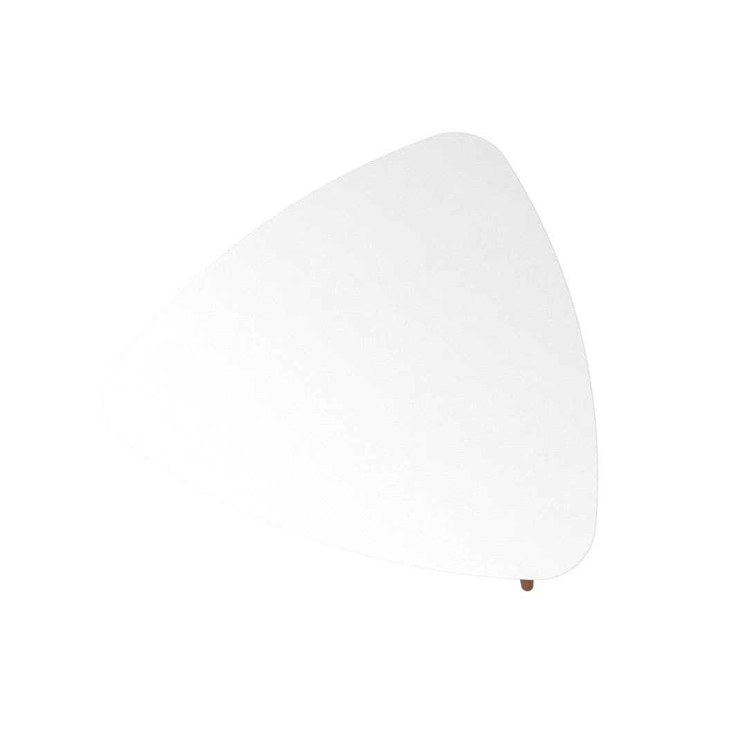 Utopian Triangle Coffee Table in White Gloss