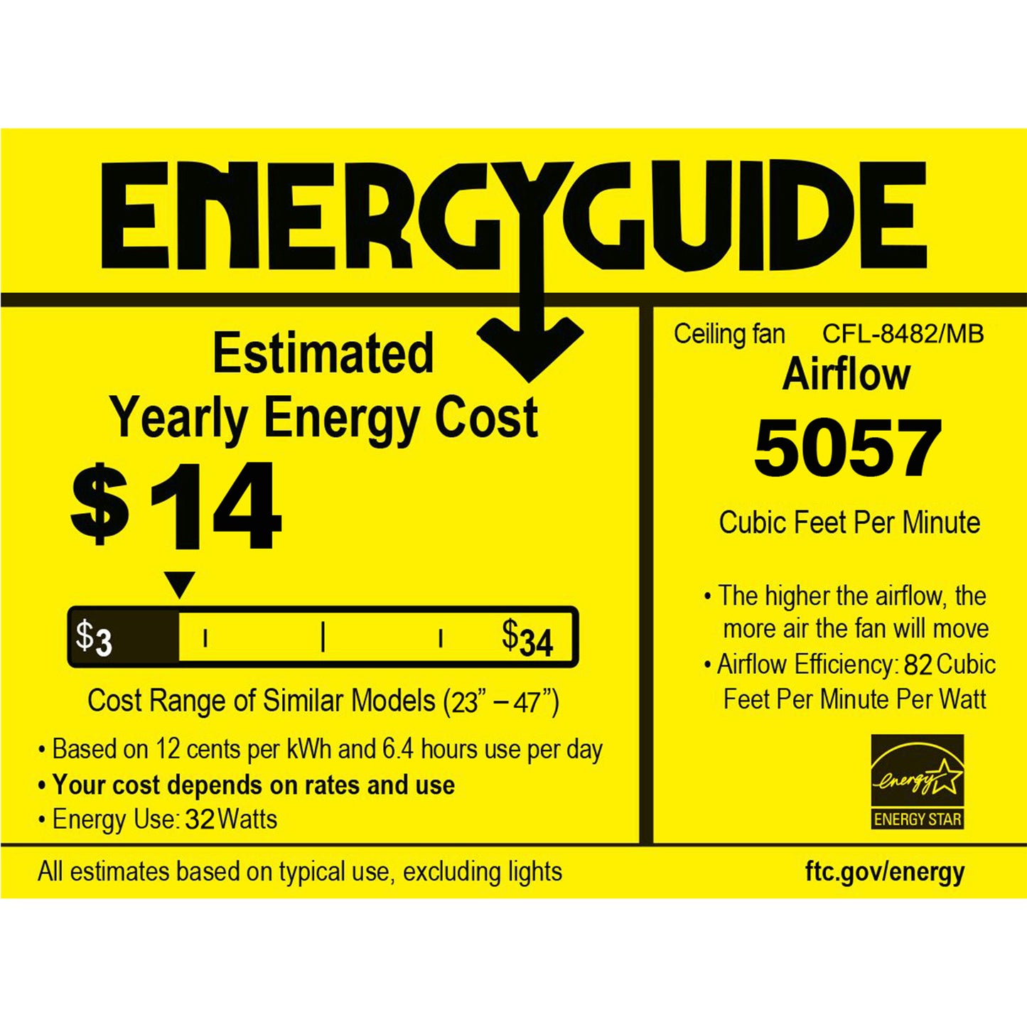 Erween Matte Black 35-inch 3-Blade Fandelier w/ Cylinder Crystal Shade (Includes Remote)