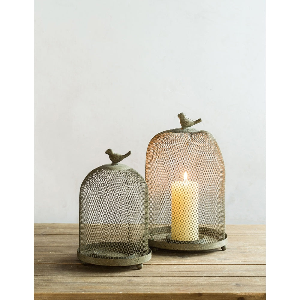 Set of 2 Ophira Sparrow Mesh Candle Holders