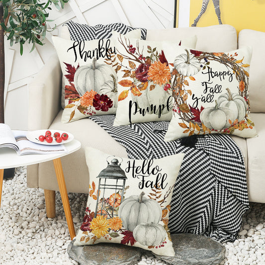 Pumpkin Season Pillow Cover Collection