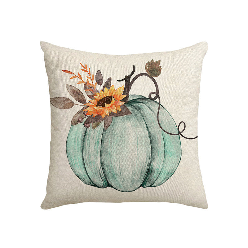 Fall Pumpkin Home Sweet Home Throw Pillow Cover Collection 18 X 18 In